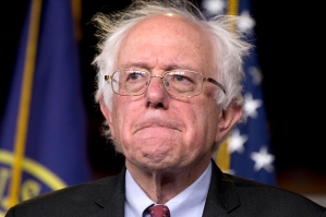 Sen. Bernie Sanders, I-Vt., participates in a news conference on Capitol Hill in Washington, Wednesday, April 29, 2015.  Sanders will announce his plans to seek the Democratic nomination for president on Thursday, presenting a liberal challenge to Hillary Rodham Clinton. Sanders, an independent who describes himself as a "democratic socialist," will follow a statement with a major campaign kickoff in his home state in several weeks. Two people familiar with his announcement spoke to The Associated Press under condition of anonymity to describe internal planning. (AP Photo/Carolyn Kaster)